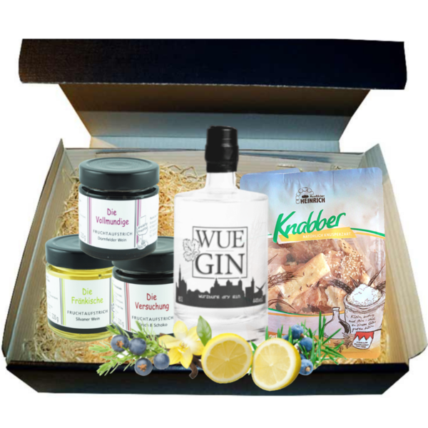 Geschenke aus Würzburg - Franken Geschenk Box - Gin